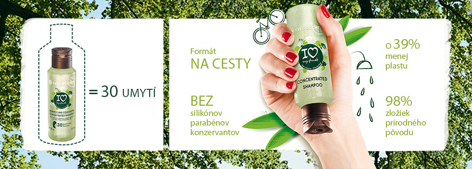 Koncentrovaný šampón pre žiarivé vlasy