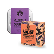 Vyživujúci tuhý šampón na suché a veľmi suché vlasy s puzdrom